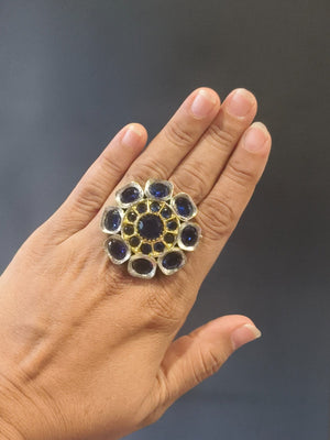 Occasion-ready tribal antique ring for elevated festive styling