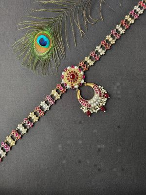 ruby color classic form kandora jewellery, kandora form view