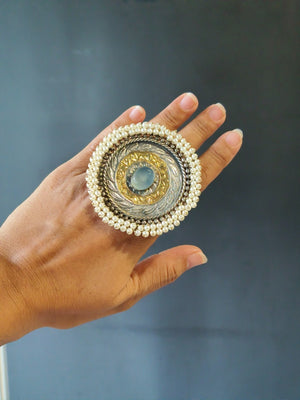 Stylish fusion trending ring with trend led visual character