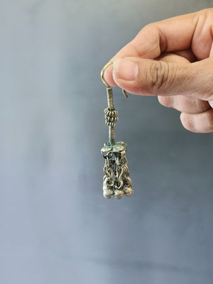 festive heritage earrings with heritage ballis and heritage hoops for women and girls