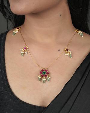 Heritage Jadau Pachi Kundan necklace with timeless Indian artistry