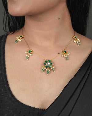 Heritage Jadau Pachi Kundan necklace with timeless Indian artistry