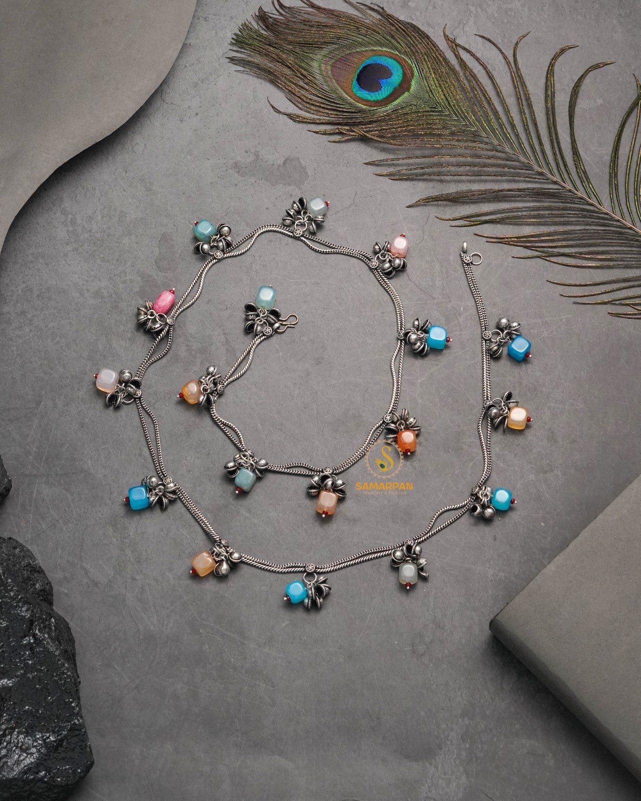 Multi Statement kandora jewellery waist chain for elevating simple ethnic outfits