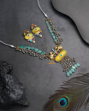 Occasion wear necklace set for women by Samarpan Fashion for ethnic outfits