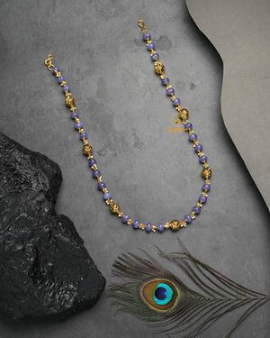 Mint royal jadau kundan layered mala necklace for weddings