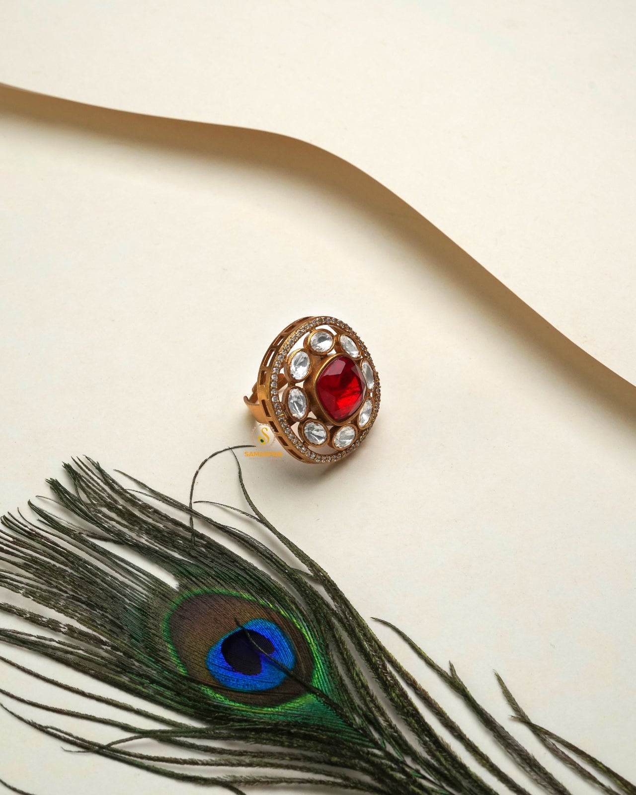 Signature diamond collection ring with distinctive designer-inspired appeal