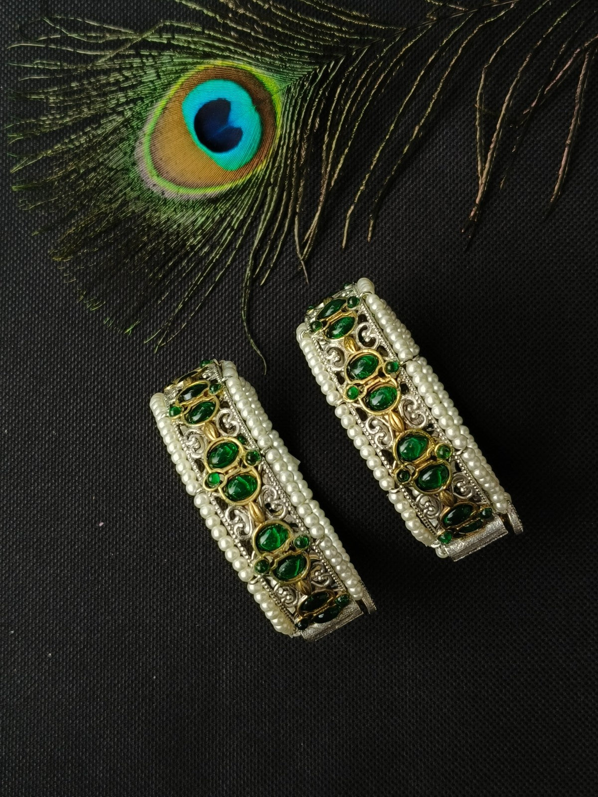 Office contemporary fusion trending bangles kangans set