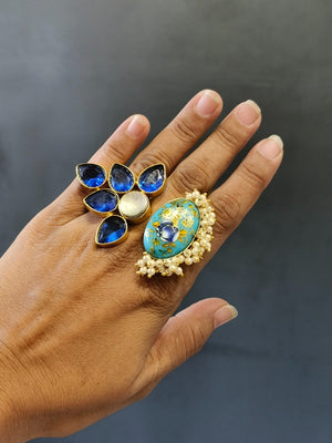 Designer fusion trending ring with refined contemporary charm