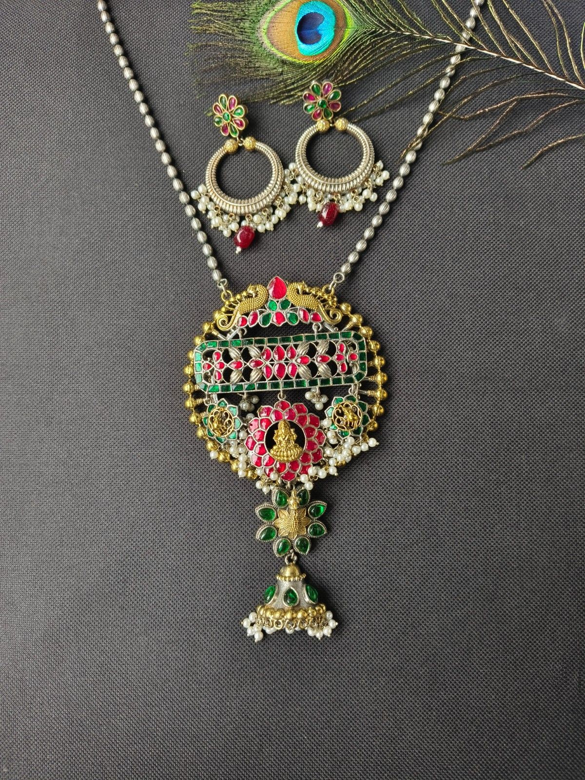 Lightweight Fusion Pendant Set for Everyday Festive Styling - PS7750-1