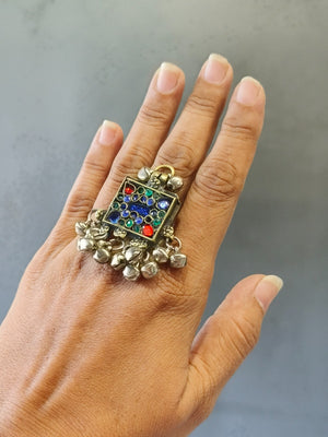 Cultural golden heritage ring reflecting rooted artistic tradition