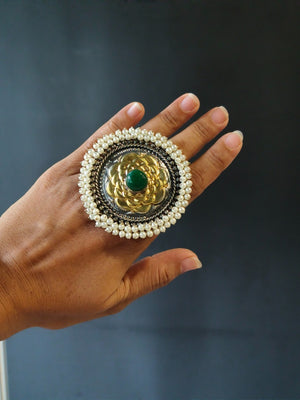 Designer fusion trending ring with refined contemporary charm