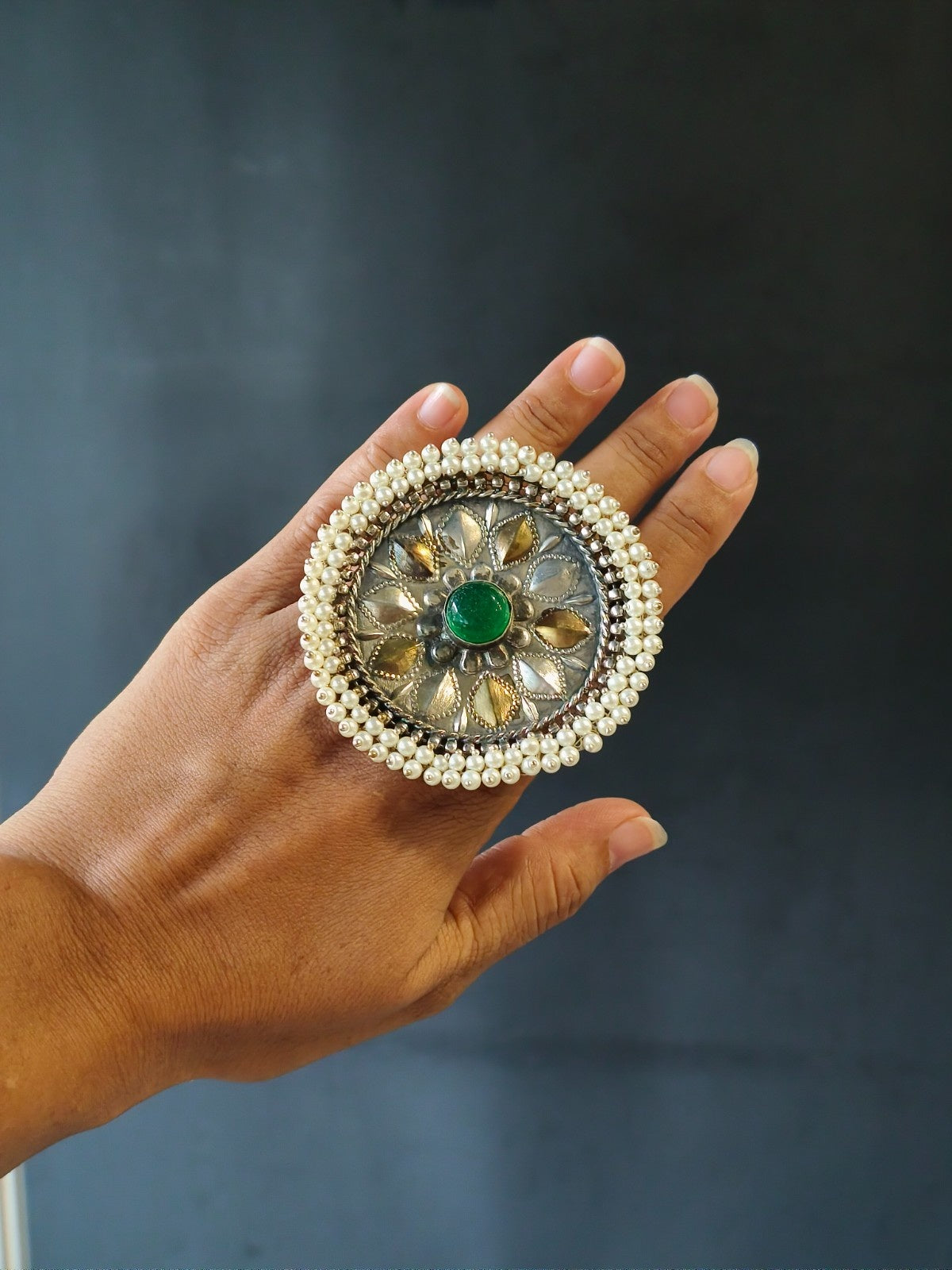 Festive fusion trending ring with celebratory styling impact