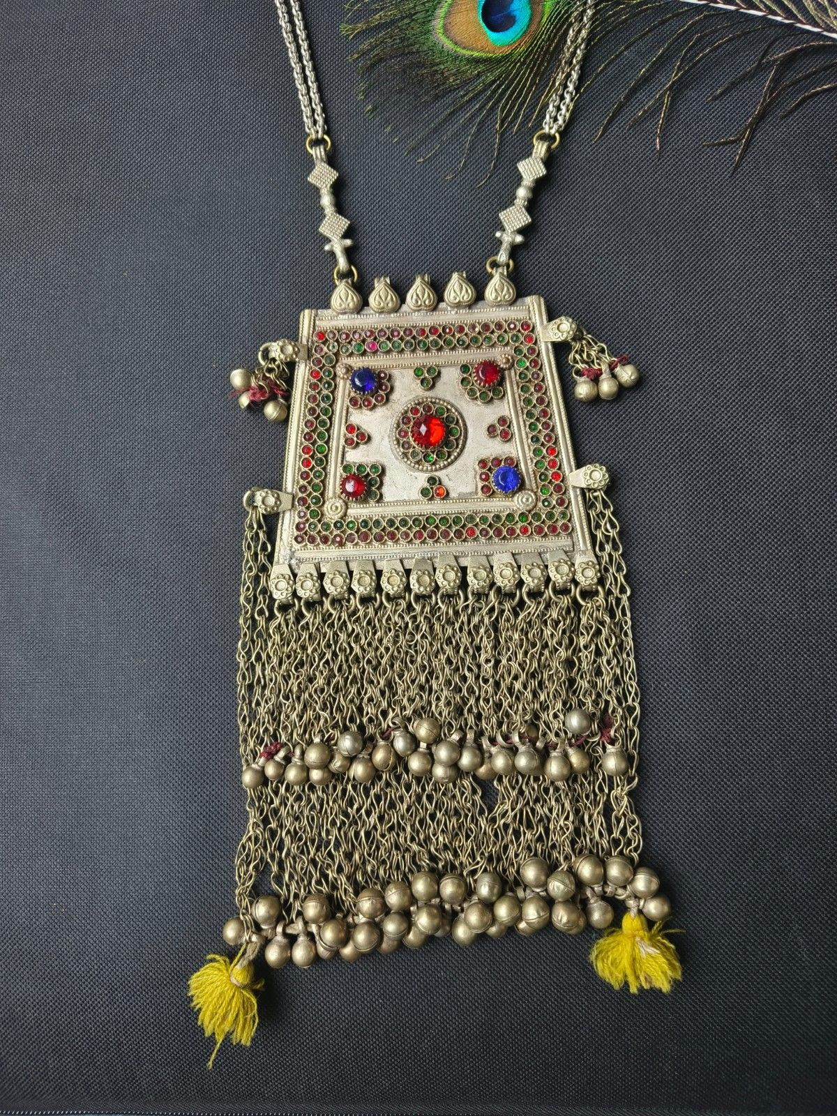 Heritage Jewellery Antique-Style Pendant Set (Classic Indian Charm)- PS7350-2
