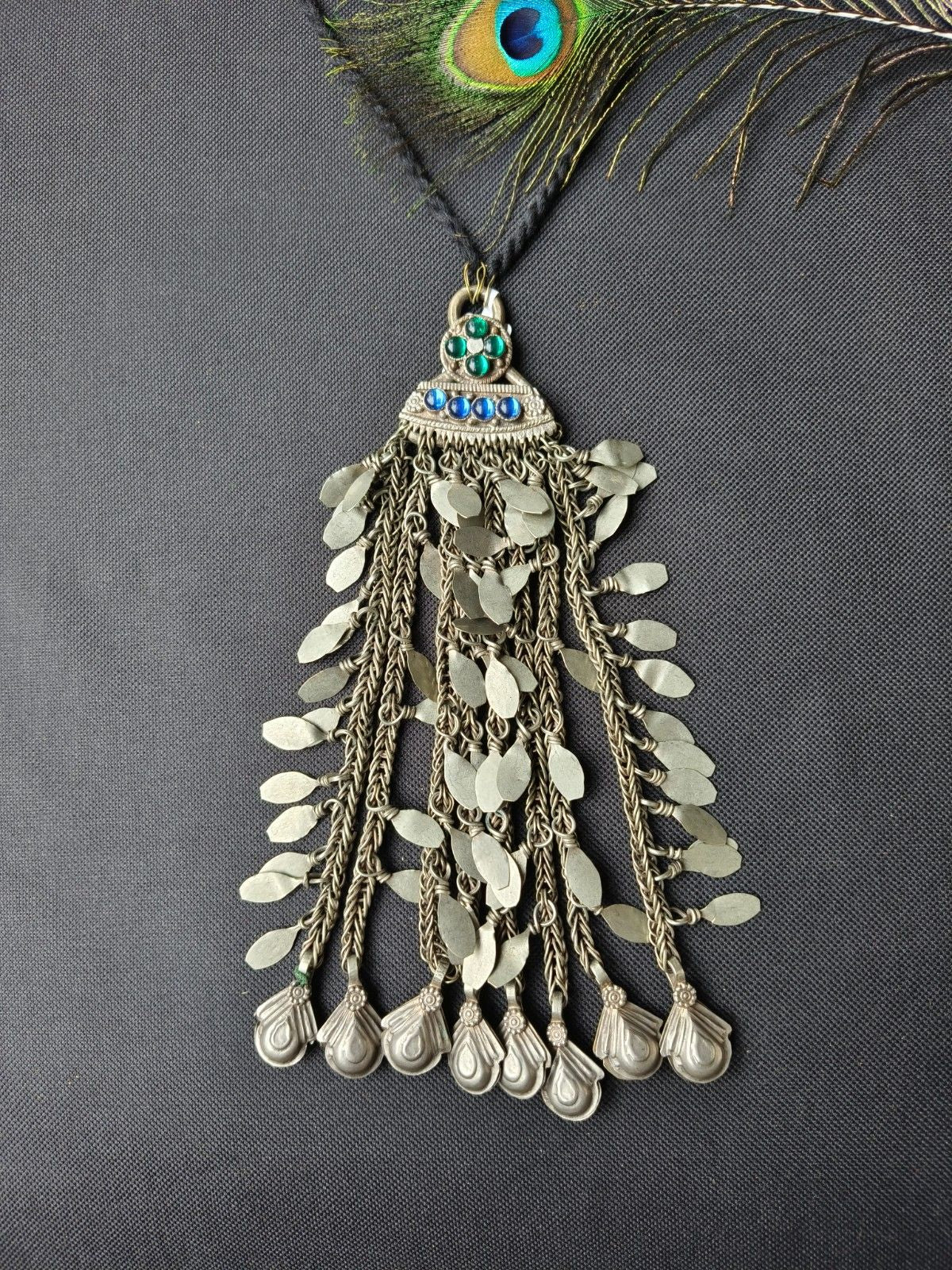 Heritage Jewellery Temple-Inspired Pendant Set (Statement Elegance)- PS3150-2