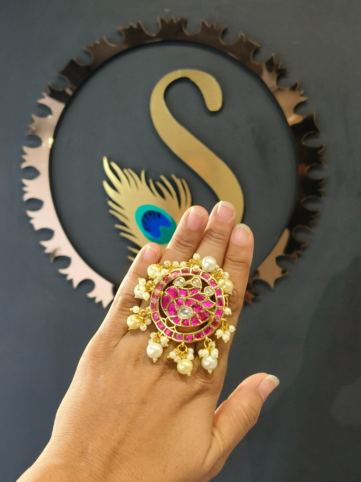 Bold fusion trending ring with standout jewellery expression
