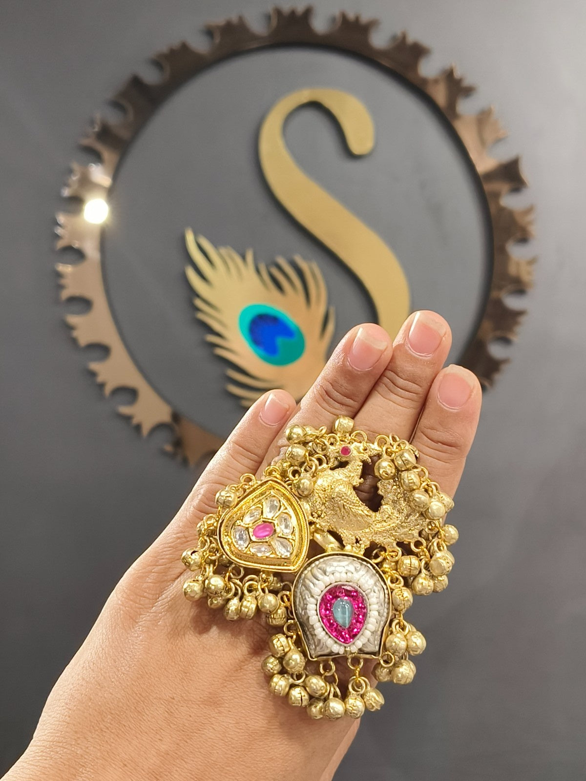 Contemporary fusion trending ring with elegant statement appeal