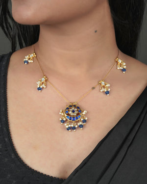 Premium Jadau Pachi Kundan necklace with refined traditional design
