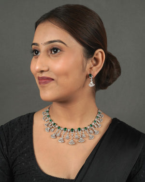 Diamond Collection necklace set for women with sparkling stone detailing