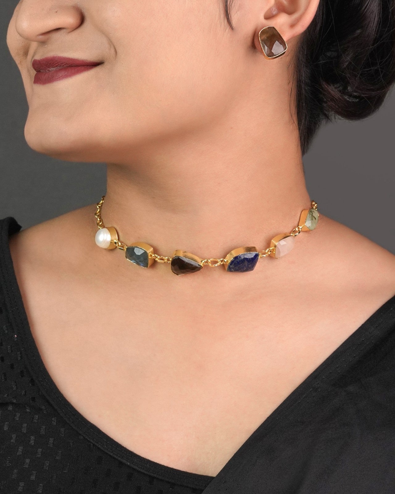 Premium tribal antique necklace set for party wear ethnic outfits