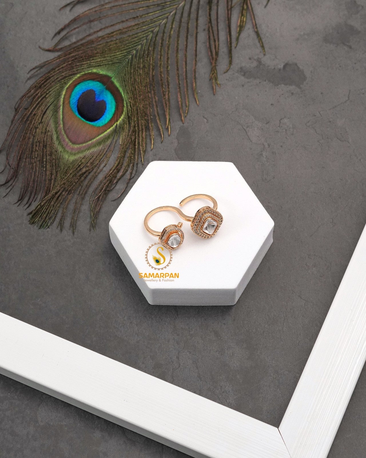 Collector's Edit Moissanite Polki Ring designed to complement curated wardrobes and standout heirloom looks