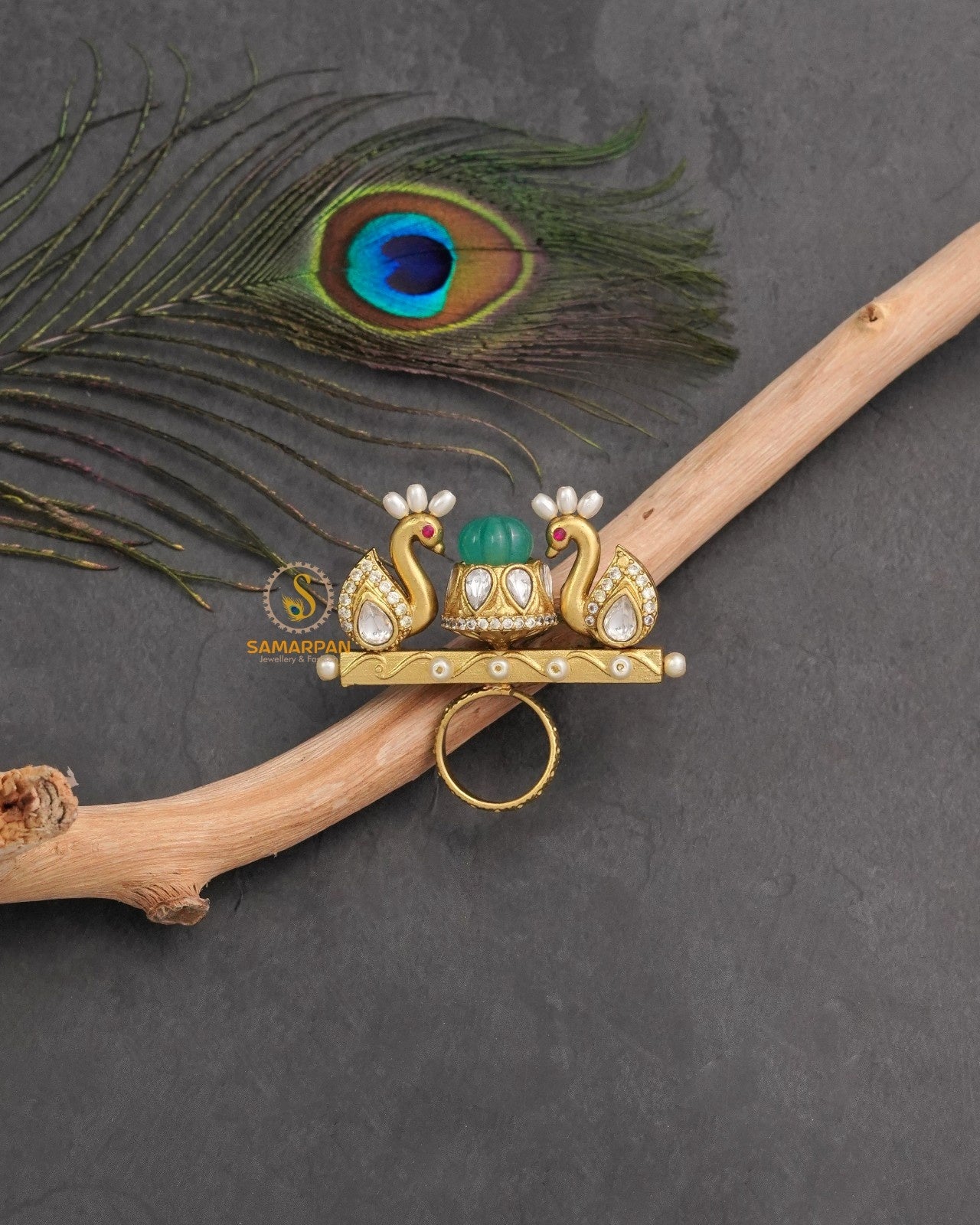 Contemporary tribal antique ring blending heritage and modern style