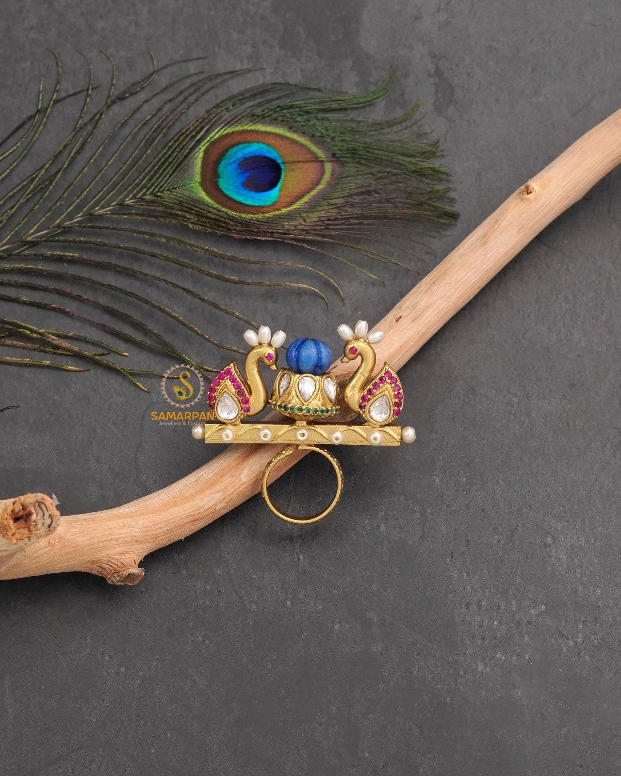 Contemporary tribal antique ring blending heritage and modern style