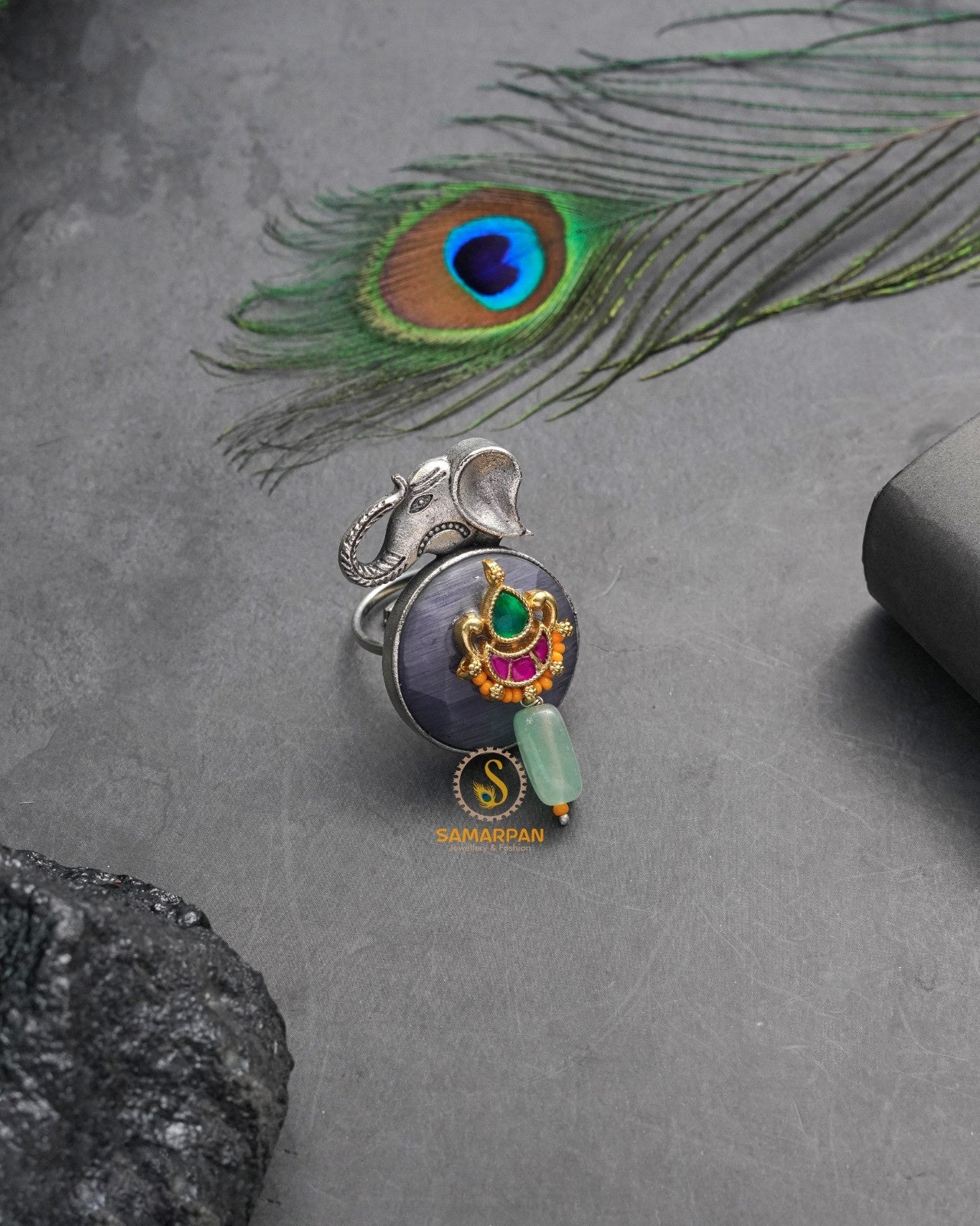 Designed By Samarpan ring with signature designer styling and elegant detailing