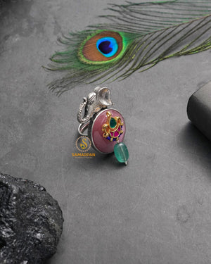 Classic designer ring from Samarpan with composed elegant styling