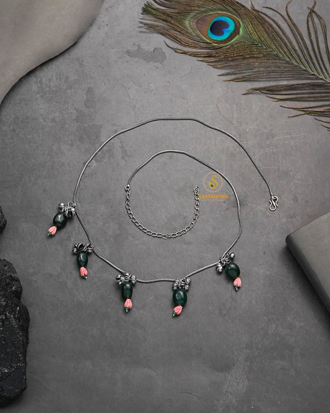 Multi Color Minimal kandora waist chain for modern ethnic outfit styling