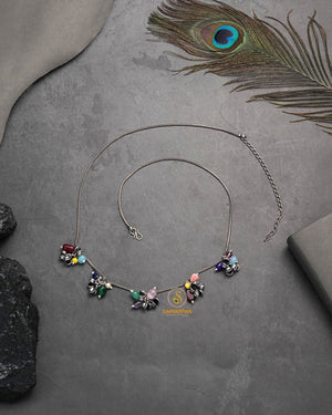 Minimal kandora waist chain for modern ethnic outfit styling