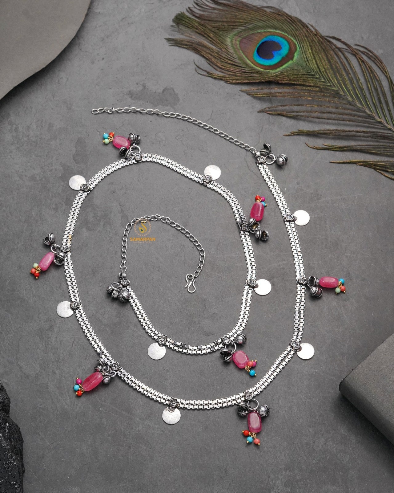 Wedding guest kandora waist jewellery for saree and lehenga styling