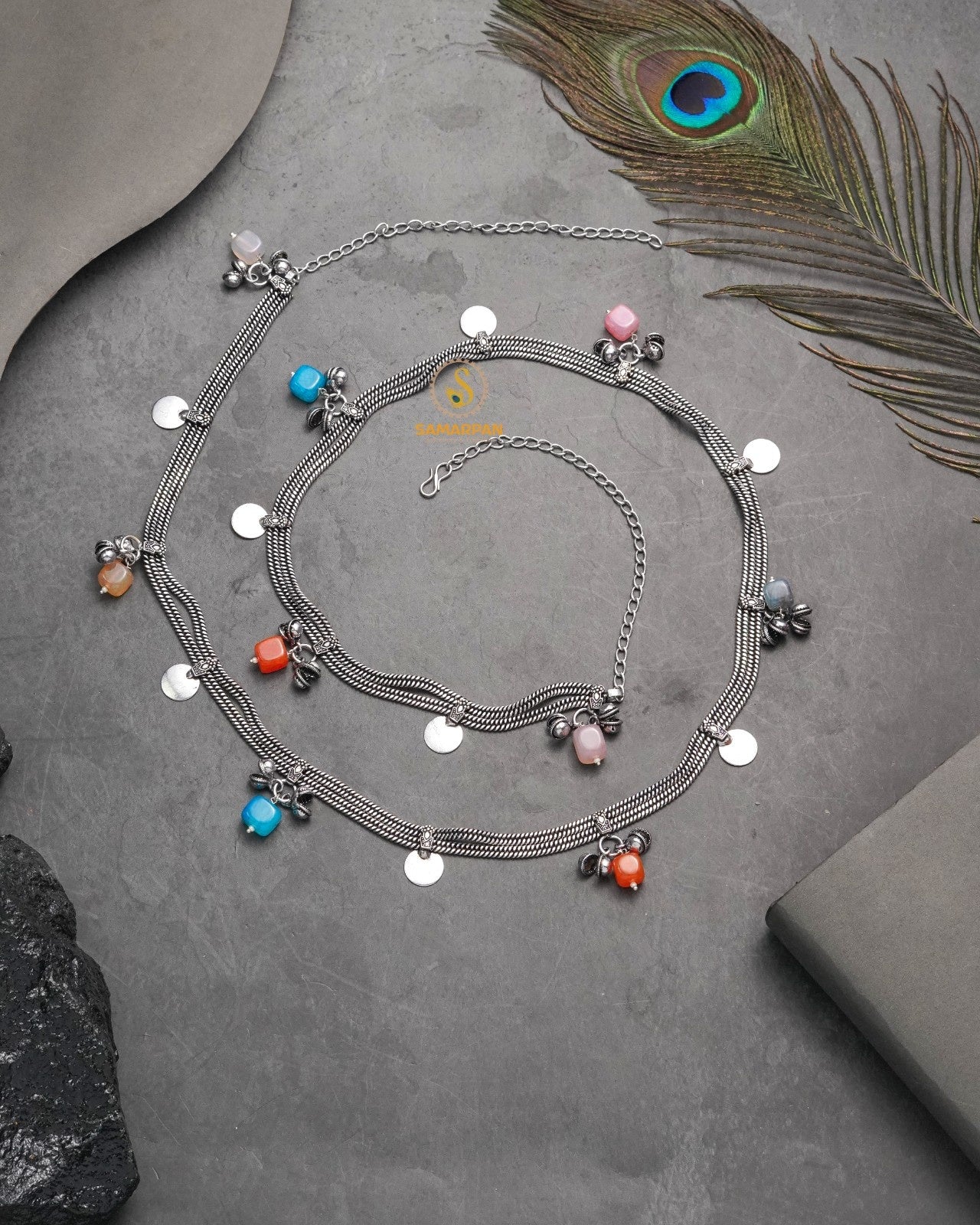 Mint Statement kandora jewellery waist chain for elevating simple ethnic outfits