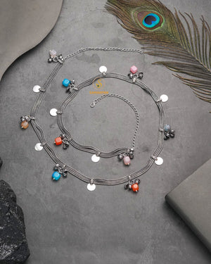 Mint Statement kandora jewellery waist chain for elevating simple ethnic outfits