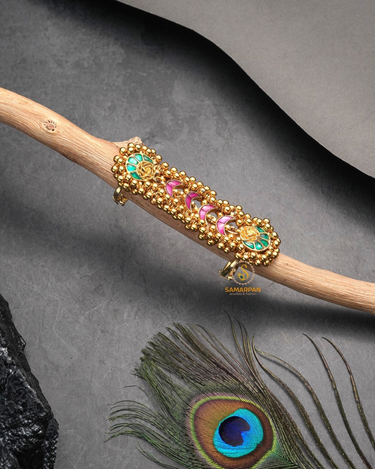 Unique designer ring by Samarpan with distinctive fashion identity