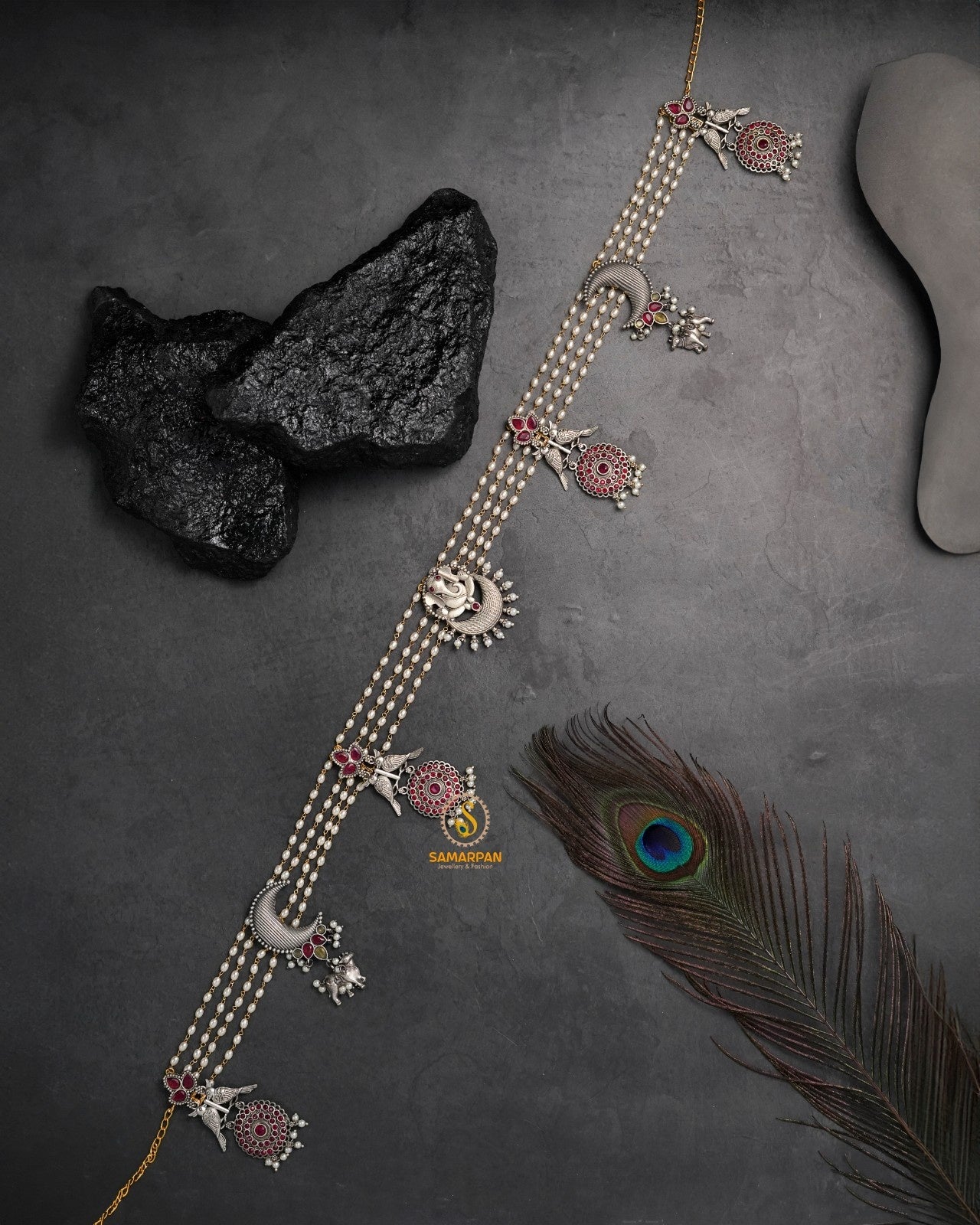 Kandora waist jewellery for family weddings and traditional ceremonies