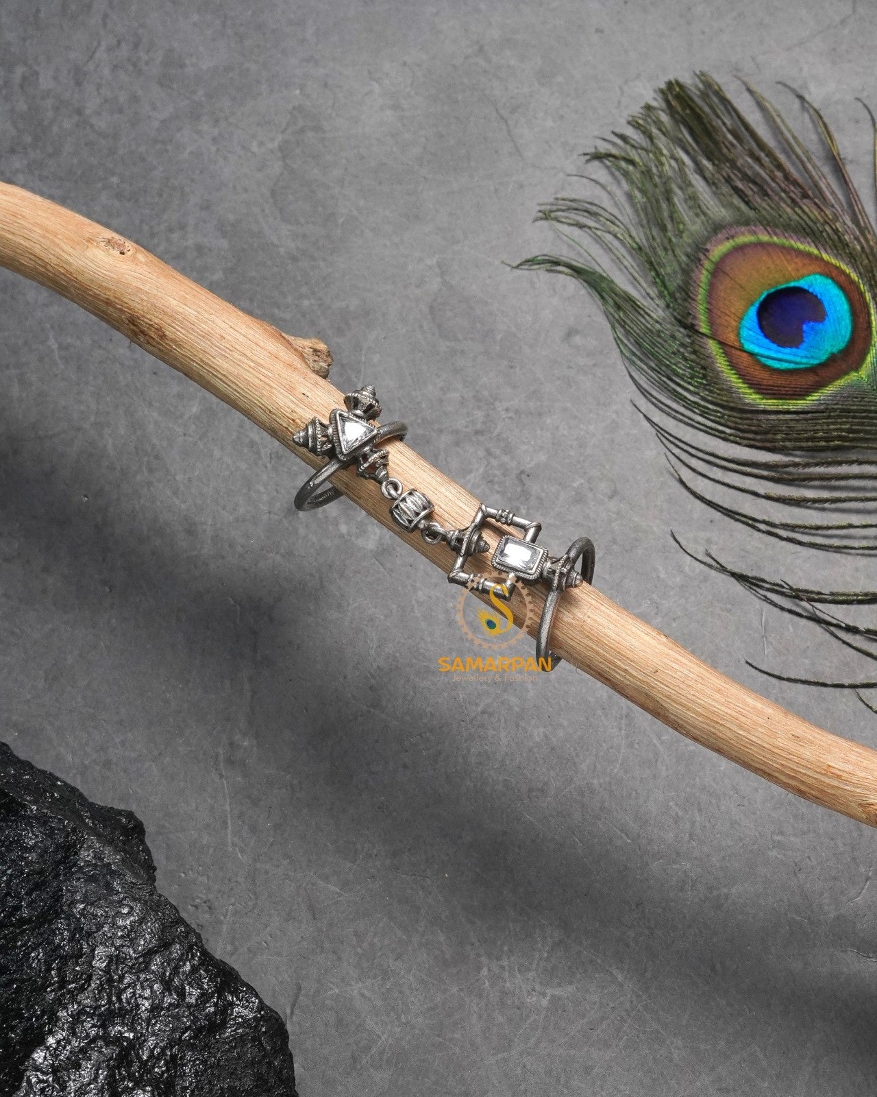 Festive tribal antique ring with rich celebratory styling appeal