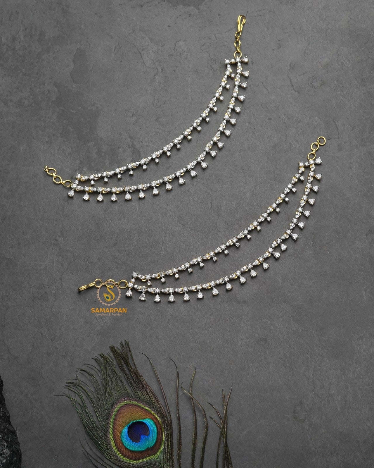 Bridesmaids kanser jewellery coordinated wedding party head accessory