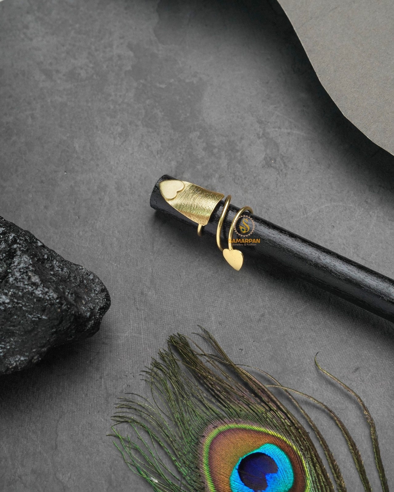 Metallic golden glow ring for women with versatile contemporary appeal