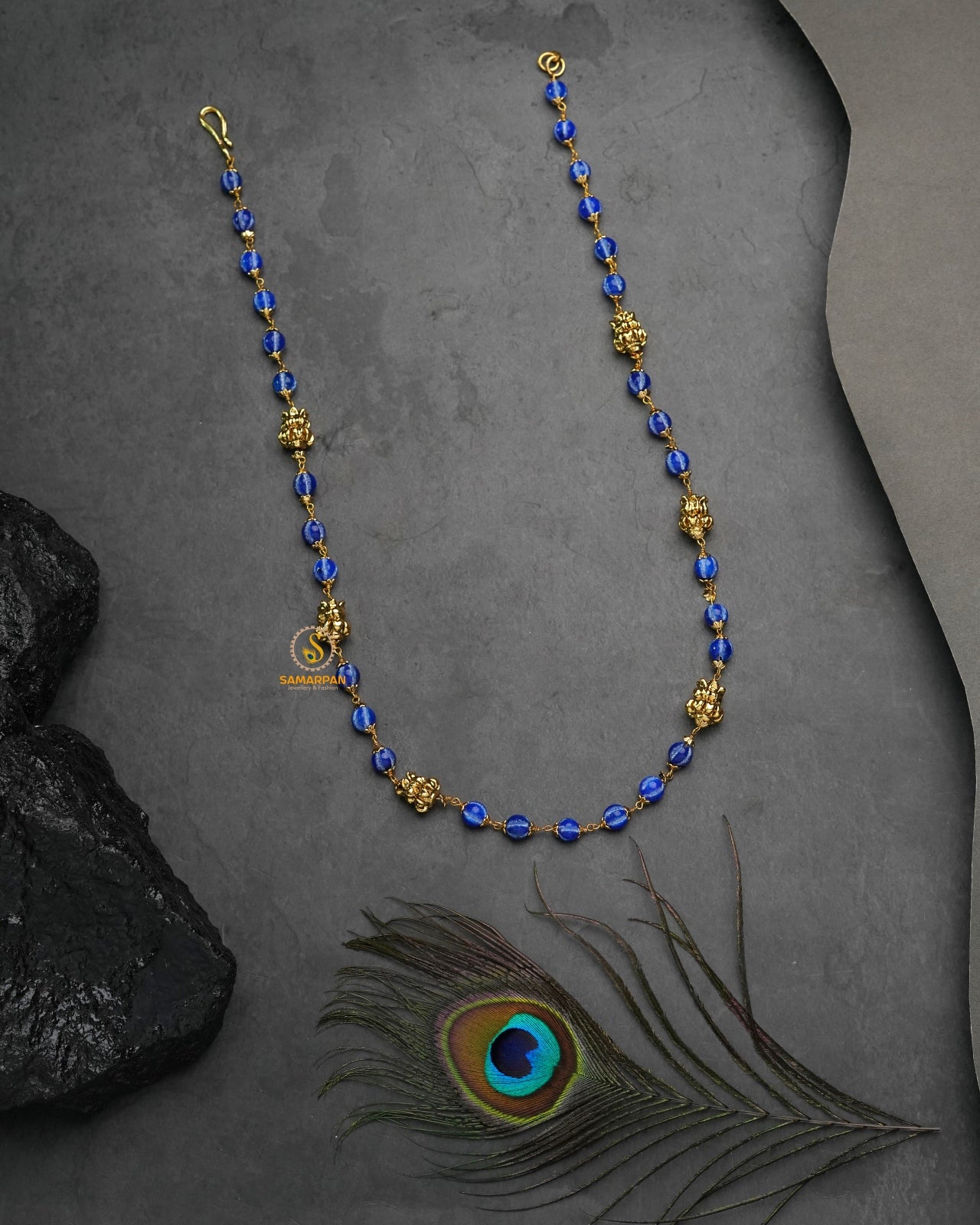 Jadau kundan long mala necklace heritage bridal styling