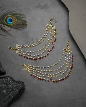 Kanser head jewellery for sangeet evening traditional accessory
