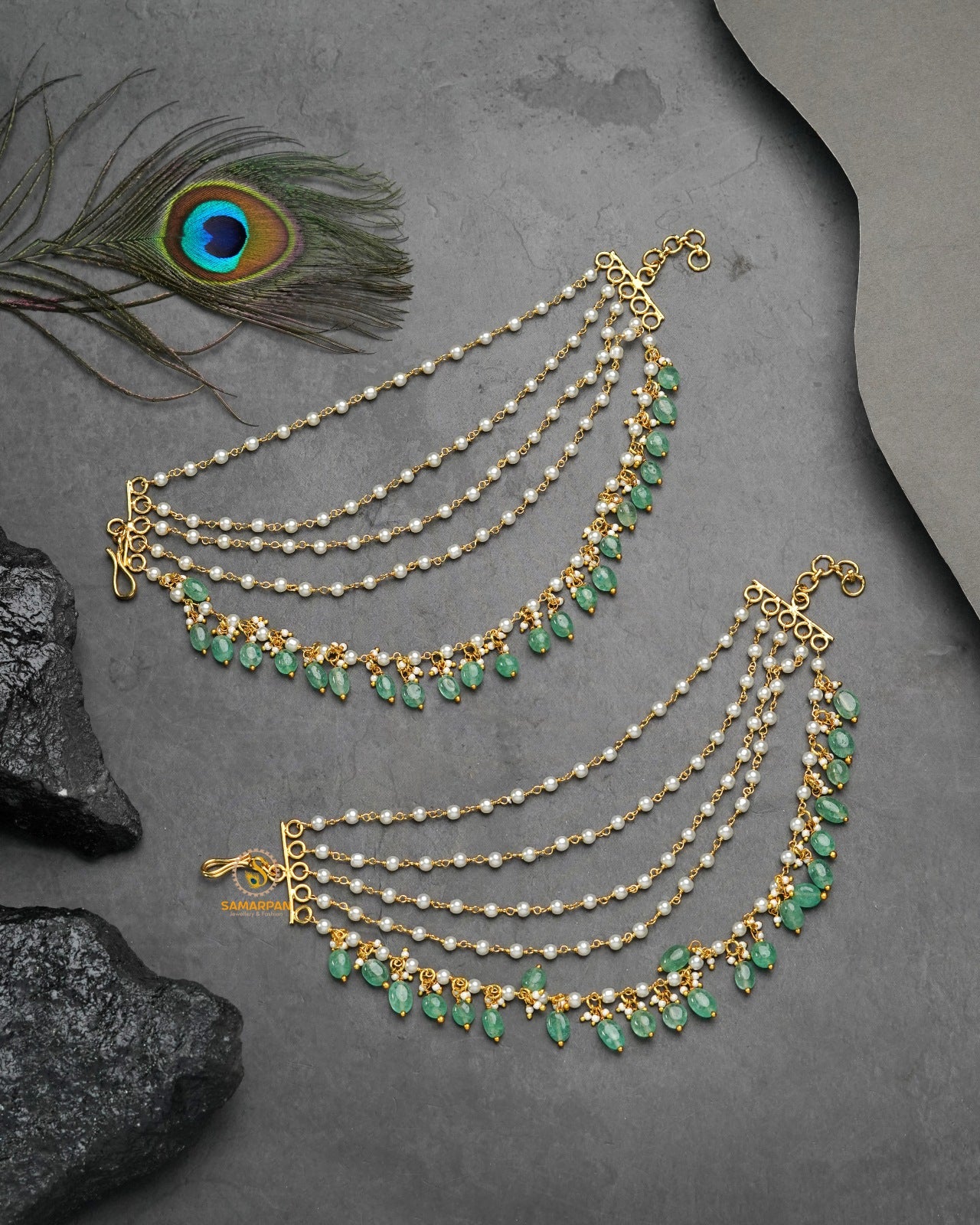 Kanser jewellery for braid and bun traditional hair accessory