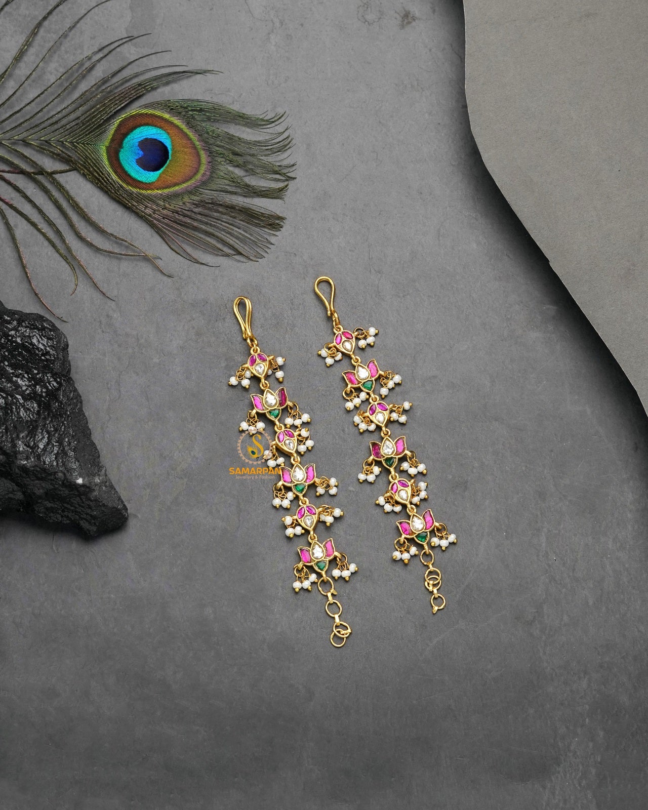 Traditional gujarati kanser jewellery how to wear head ornament