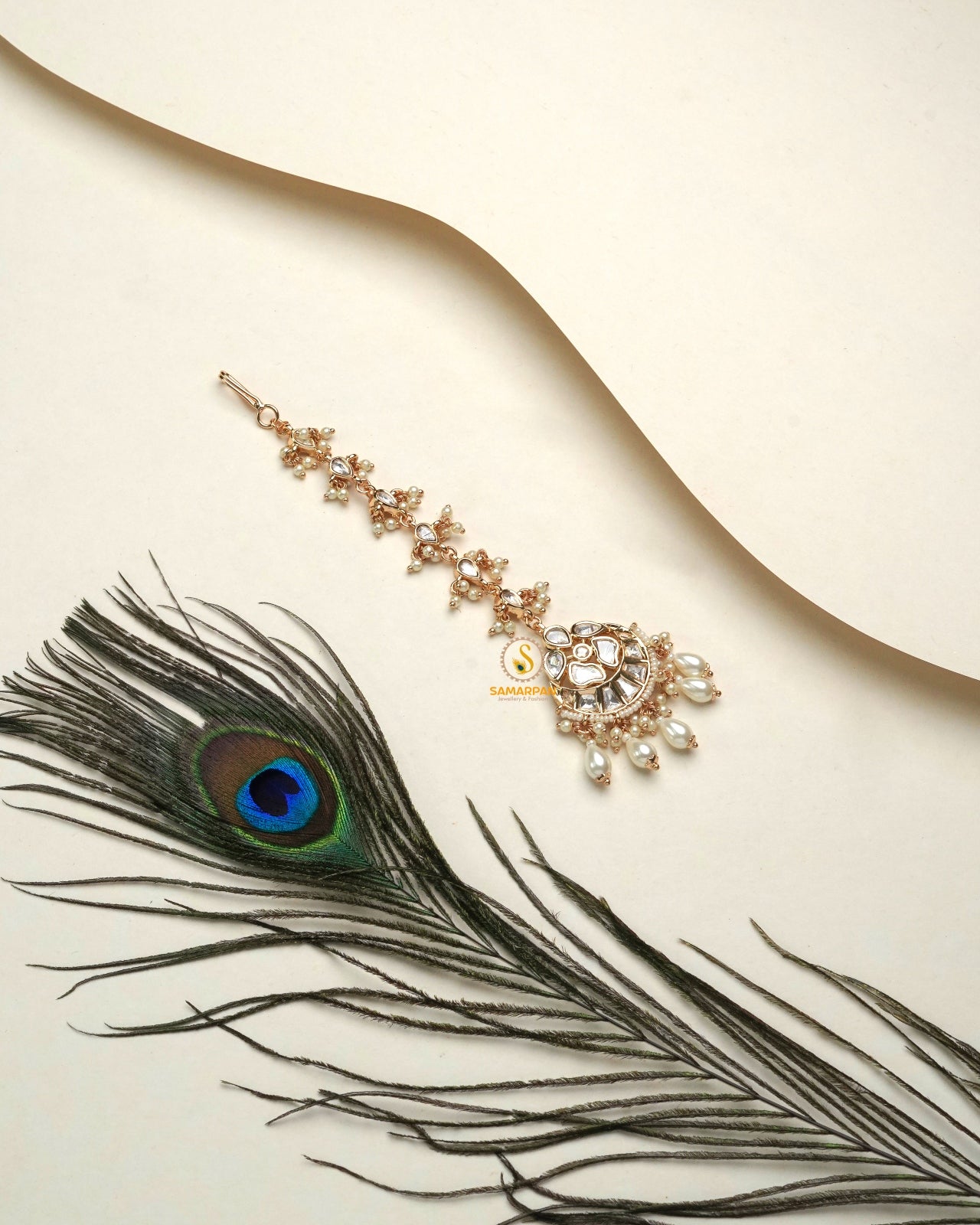 Royal bridal Maang Tikka jewellery for dulhan traditional wedding styling