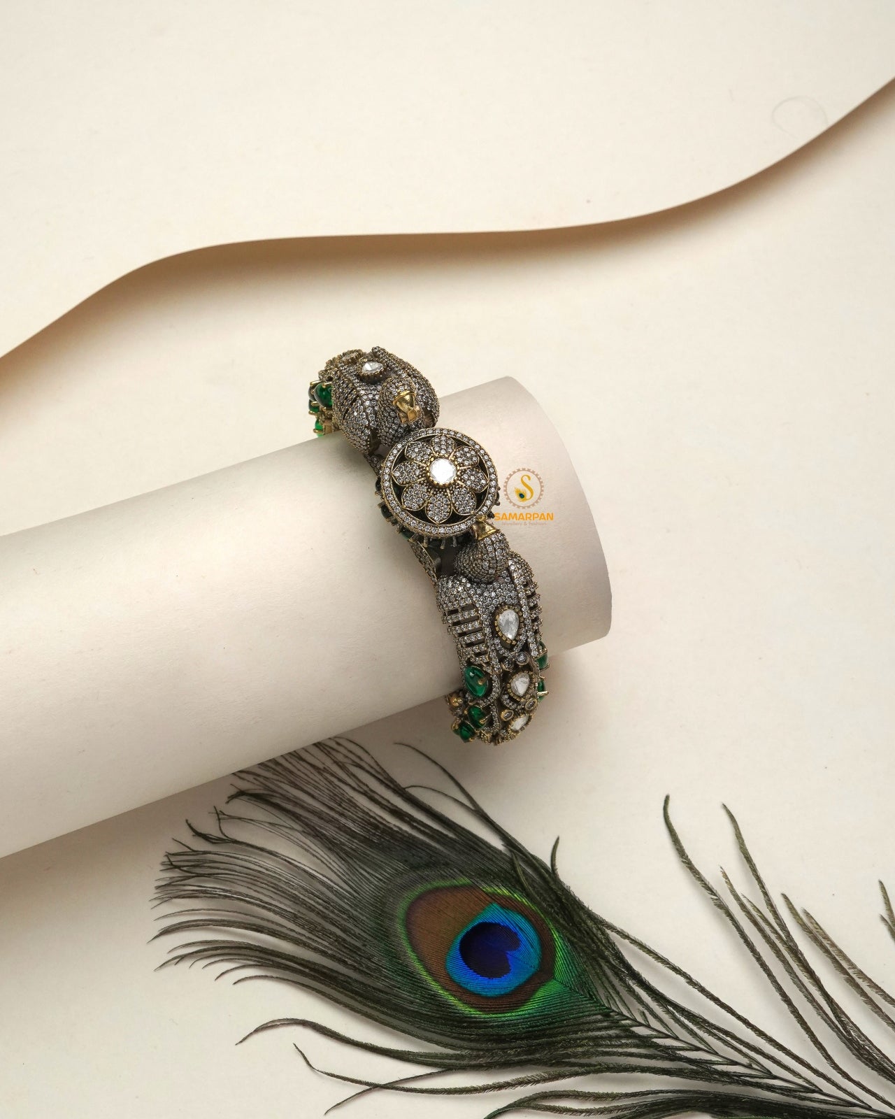 Fashion-forward Diamond Collection bracelet styled for layered bracelet looks