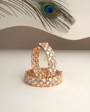 Navratri garba polki kundan bangles kangan