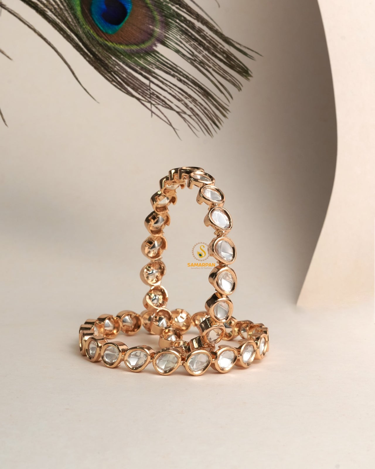 Festive polki stone bangles and traditional kangan set for wedding and ethnic celebrations